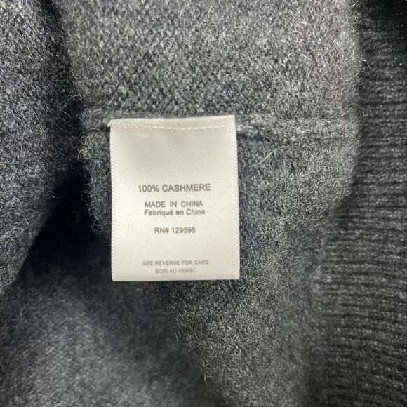 Shephe Sweater Womens Extra Large Gray Charcoal Chasmere Cardigan Kurt Cobain - Picture 8 of 10